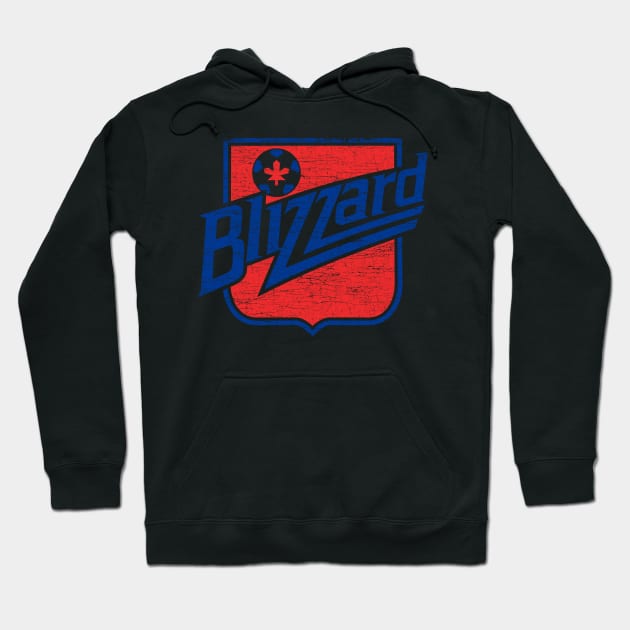 Toronto Blizzard Vintage Hoodie by zurcnami